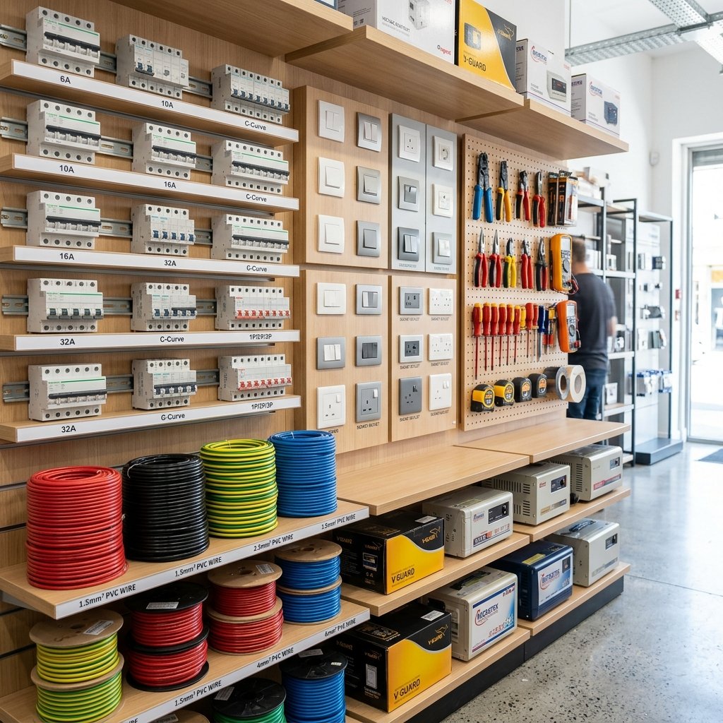 Electrical Parts, Wires & Switchgear
